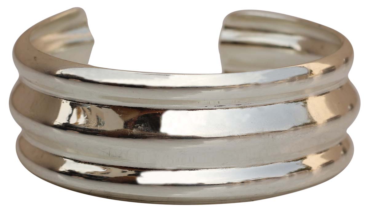 Wholesale Bracelets from India – Cuff Bracelet – Cast in Brass – Nickel Plated – Bracelets in Bulk